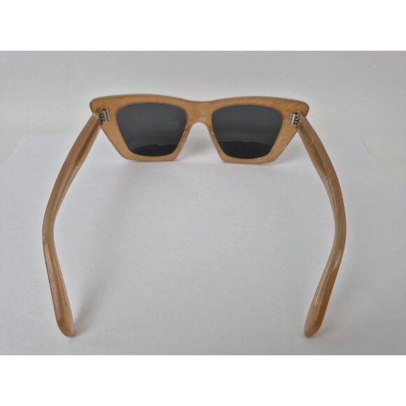Celine Women\'s Gold Glitter Beige Cl40187I 59A 3 Dots Sunglasses main image 4